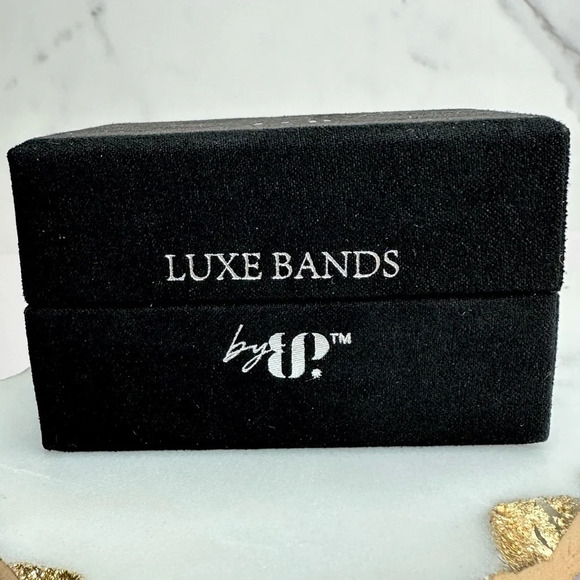 Bomb Party Luxe Bands Take a Bow, Diva RBP8729 NWT Rhodium/Hematite Plating - Picture 8 of 9